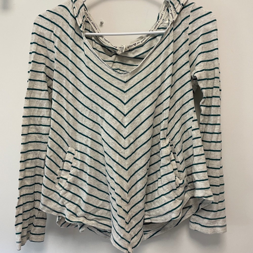 Roxy Lightweight Striped Hoodie